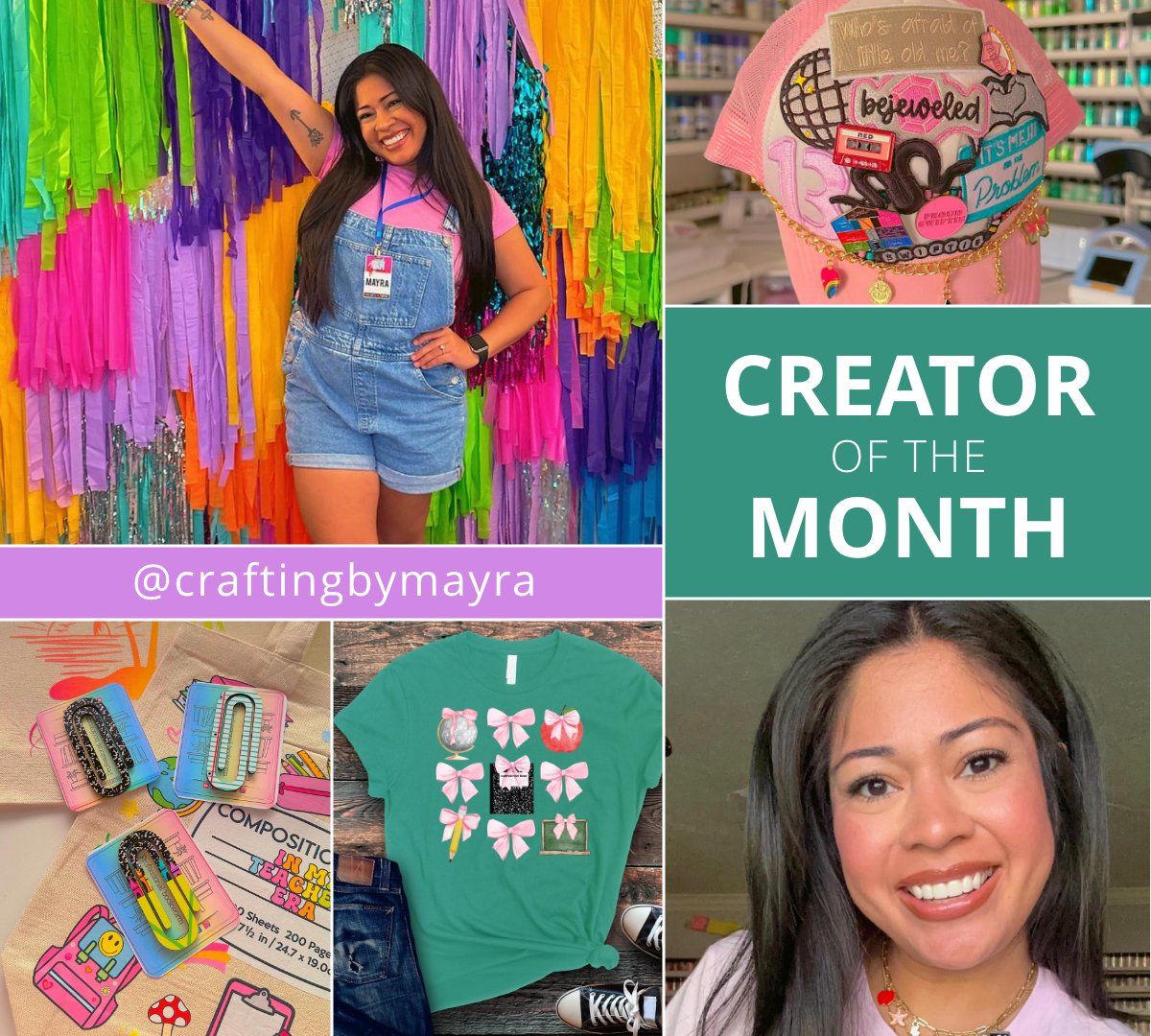 Threadsy’s August Creator of The Month, @craftingbymayra - Threadsy