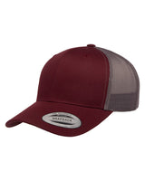 6606-Yupoong-MAROON/ GREY-Yupoong-Headwear-3