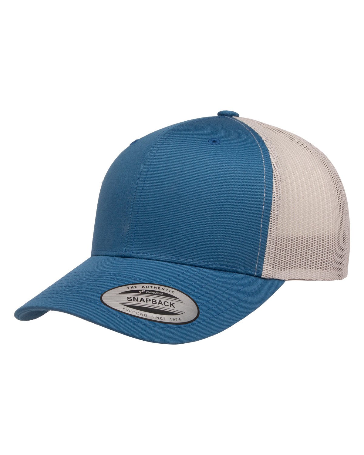 6606-Yupoong-STEEL BLUE/ SLVR-Yupoong-Headwear-3